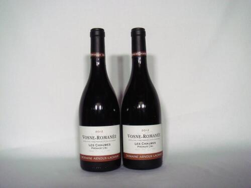 (2) 2012 Domaine Arnoux-Lachaux Vosne-Romanee Les Chaumes 1er Cru, Cote de Nuits