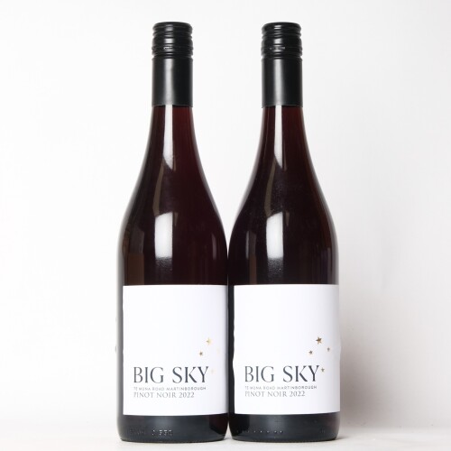 (2) 2022 Big Sky Te Muna Road Pinot Noir, Martinborough