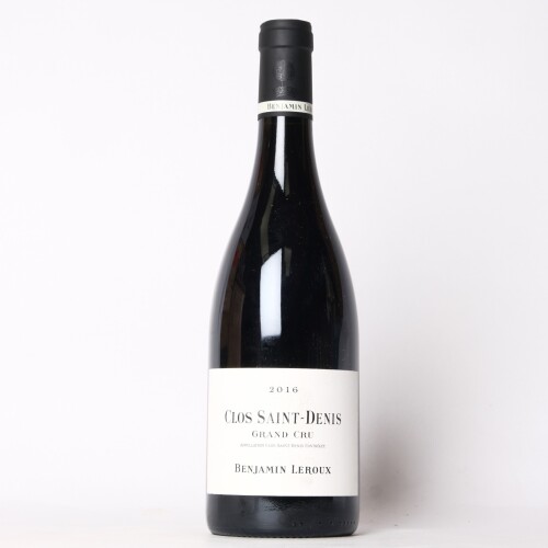 (1) 2016 Benjamin Leroux Clos Saint-Denis Grand Cru, Cote de Nuits