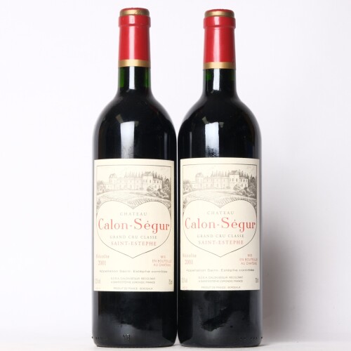 (2) 2001 Chateau Calon-Segur 3eme Cru Classe, St Estephe