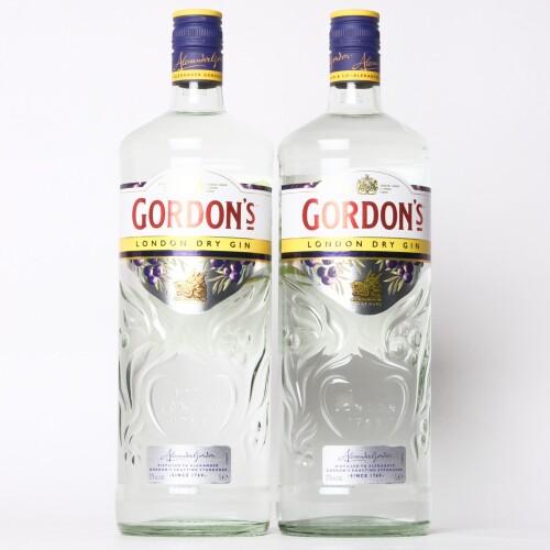 (2) Gordon's London Dry Gin 37% abv 1000ml