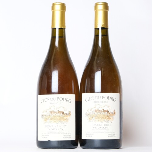 (2) 2015 Domaine Huet Clos du Bourg Demi Sec Vouvray