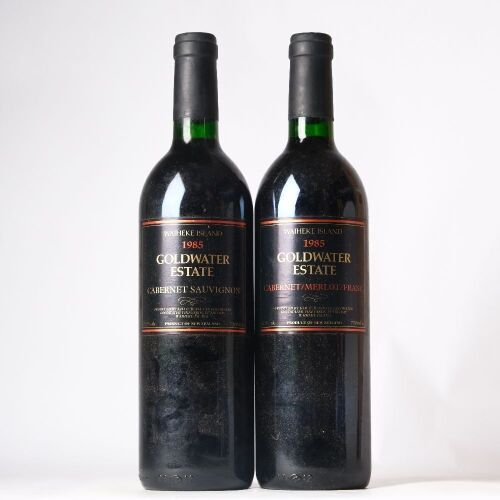 (2) 1985 Goldwater Estate Cabernet Sauvignon/Merlot/Cabernet Franc, Waiheke