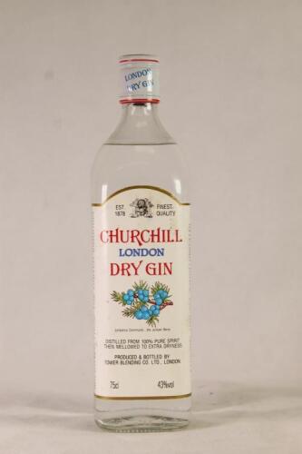 (1) Churchill London Dry Gin 750ml 43% abv