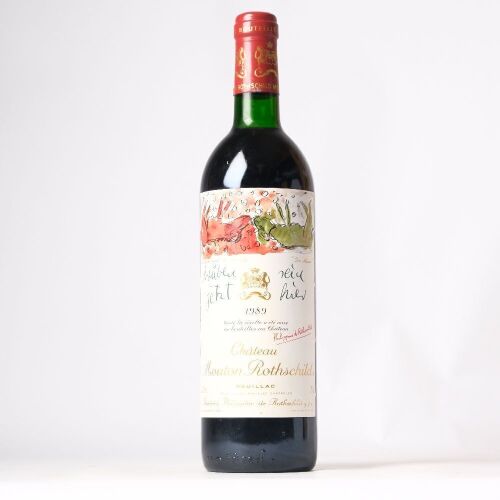 (1) 1989 Chateau Mouton Rothschild 1er Cru Classe, Pauillac