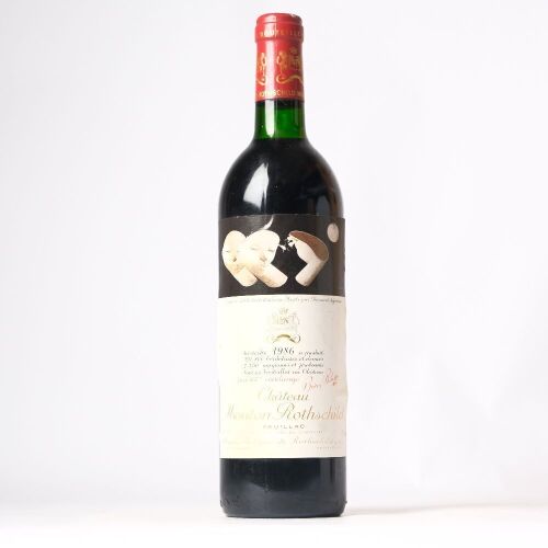 (1) 1986 Chateau Mouton Rothschild 1er Cru Classe, Pauillac
