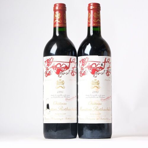 (2) 1995 Chateau Mouton Rothschild 1er Cru Classe, Pauillac