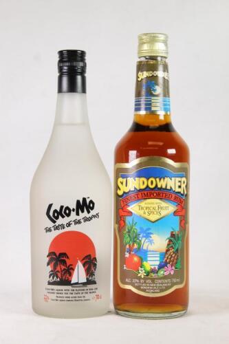 Two bottles of Rum & Rum Liqueur in one lot