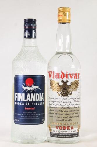 Two bottles of Vodka in one lot
