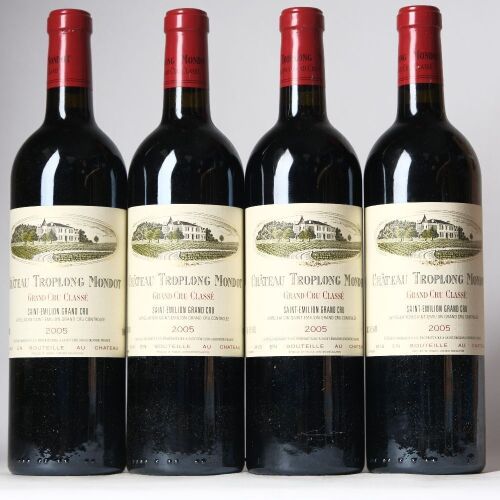 (4) 2005 Chateau Troplong Mondot, St Emilion