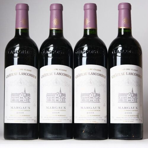 (4) 2005 Chateau Lascombes 2eme Cru Classe, Margaux