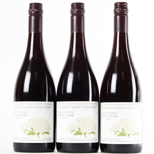 (3) 2014 Pyramid Valley Vineyards Angel Flower Pinot Noir, Waikari
