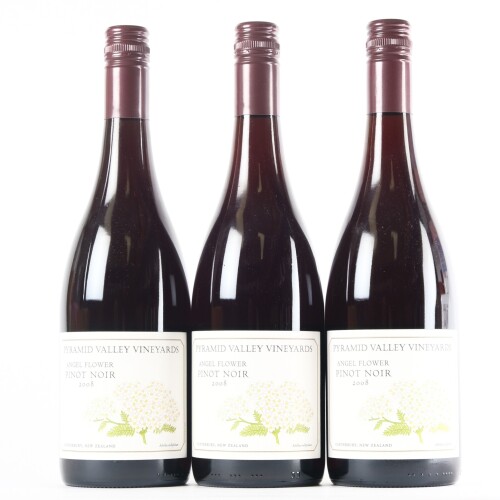 (3) 2008 Pyramid Valley Vineyards Angel Flower Pinot Noir, Waikari