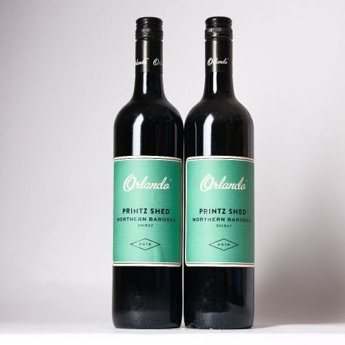 (2) 2018 Orlando Printz Shed Northern Barossa Shiraz, Barossa SA