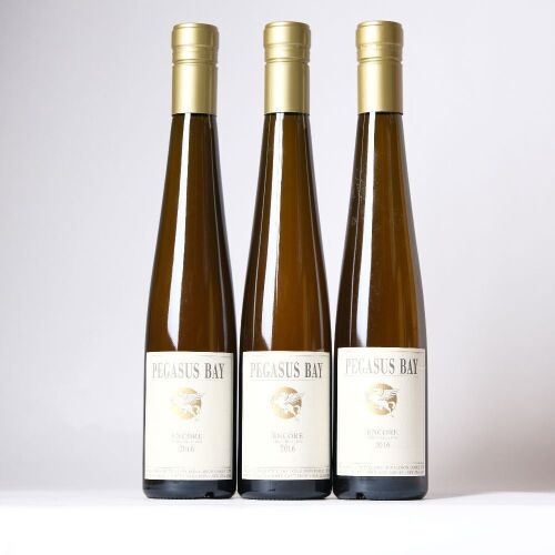 (3) 2016 Pegasus Bay Encore Noble Riesling 375ml, Waipara