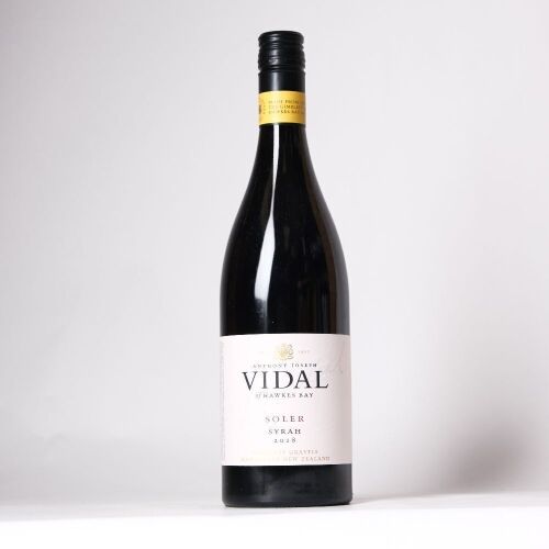 (1) 2018 Vidal Estate Soler Syrah, Hawkes Bay