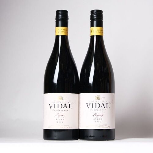(2) 2019 Vidal Estate Legacy Series Syrah, Gimblett Gravels