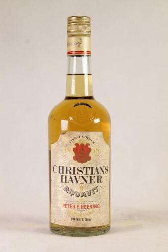 (1) Peter F Heering Christians Havner Aquavit 700ml
