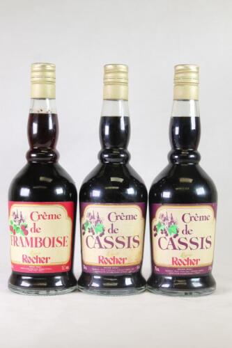 Three Rocher liqueurs in one lot