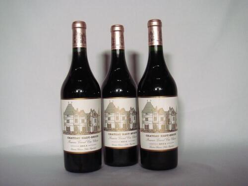 (3) 2011 Chateau Haut Brion, Pessac Leognan