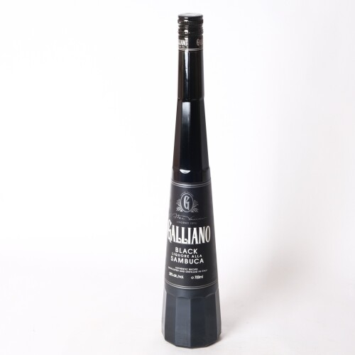 (1) Galliano Black Liquore alla Sambuca 700ml 30% abv, Italy