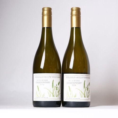 (2) 2009 Pyramid Valley Vineyards Field of Fire Chardonnay, Waikari