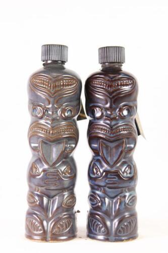 (2) Ti Toki Liqueur in Crown Lynn Ceramic Decanter 500ml