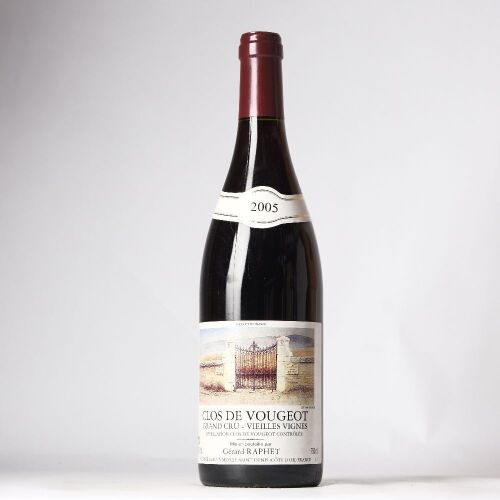(1) 2005 Domaine Gerard Raphet Clos de Vougeot Grand Cru, Cote de Nuits
