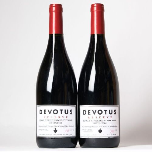 (2) 2015 Devotus Reserve Pinot Noir, Martinborough