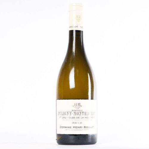 (1) 2013 Domaine Henri Boillot Puligny Montrachet Clos de la Mouchere Monopole 1er Cru, Cote de Beaune