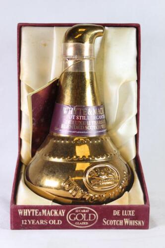 (1) Whyte and Mackay 12 year old Blended Scotch Whisky Gold Pot Still 750ml 43% abv
