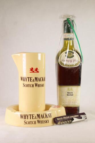 Whyte and Mackay Anniversary Blend Scotch Whisky & Whyte & Mackay promotional items in one lot