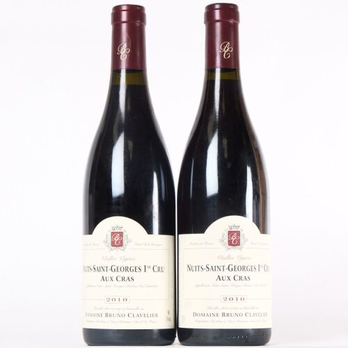 (2) 2010 Domaine Bruno Clavelier Nuits St Georges 1er Cru Aux Cras, Cote de Nuits