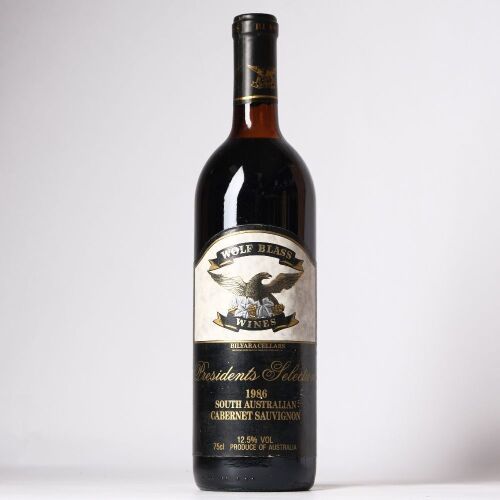 (1) 1986 Wolf Blass Black Label Cabernet Sauvignon, South Australia
