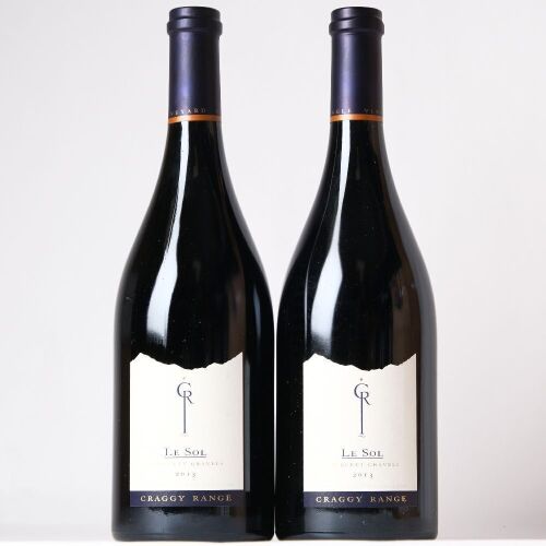 (2) 2013 Craggy Range Le Sol Syrah, Hawkes Bay