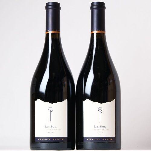 (2) 2016 Craggy Range Le Sol Syrah, Hawkes Bay