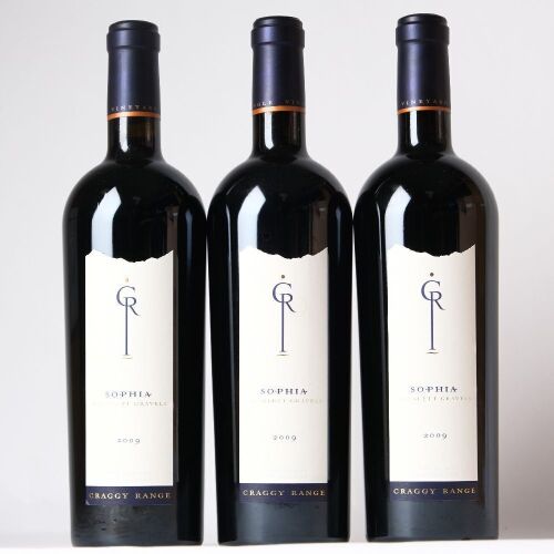 (3) 2009 Craggy Range Sophia Merlot, Hawkes Bay