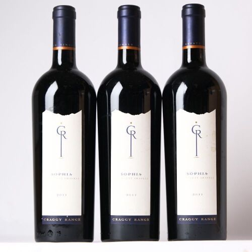 (3) 2011 Craggy Range Sophia Merlot, Hawkes Bay