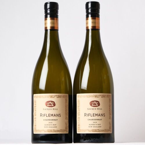 (2) 2019 Sacred Hill Riflemans Chardonnay, Hawkes Bay