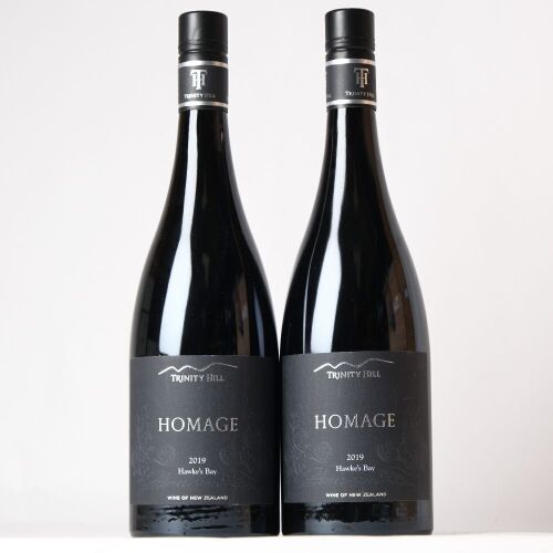 (2) 2019 Trinity Hill Homage Syrah, Hawkes Bay