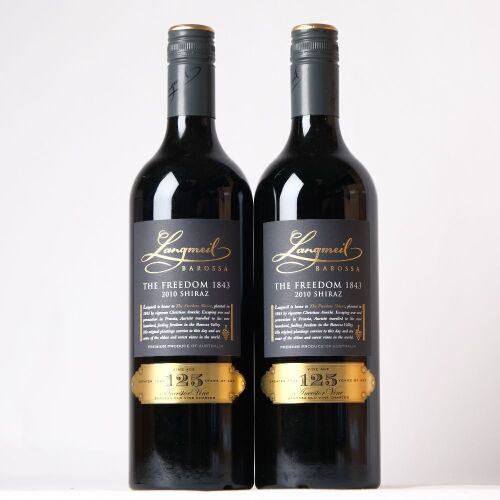 (2) 2010 Langmeil The Freedom 1843 Shiraz, Barossa SA