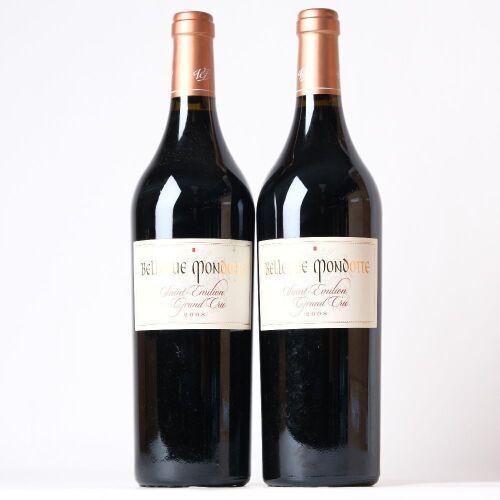 (2) 2008 Chateau Bellevue Mondot, St Emilion