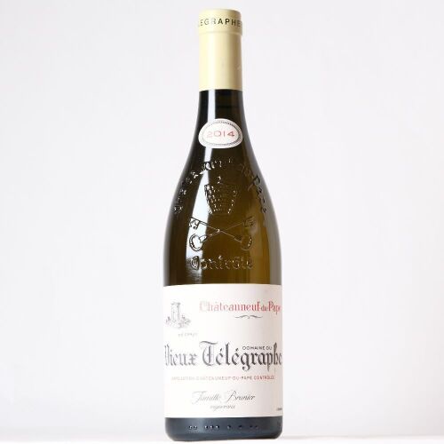 (1) 2014 Domaine du Vieux Telegraphe Chateauneuf-du-Pape La Crau Blanc