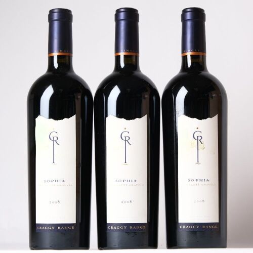 (3) 2008 Craggy Range Sophia Merlot, Hawkes Bay