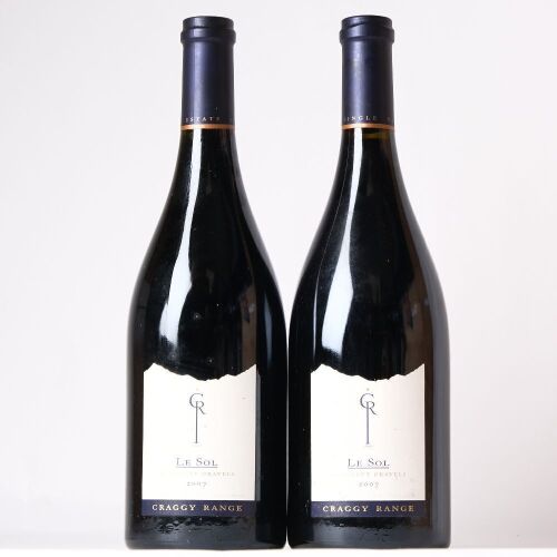 (2) 2007 Craggy Range Le Sol Syrah, Hawkes Bay