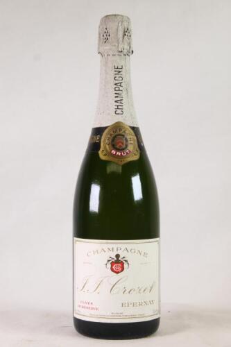(1) NV J.J. Crozet Cuvee de Reserve Champagne