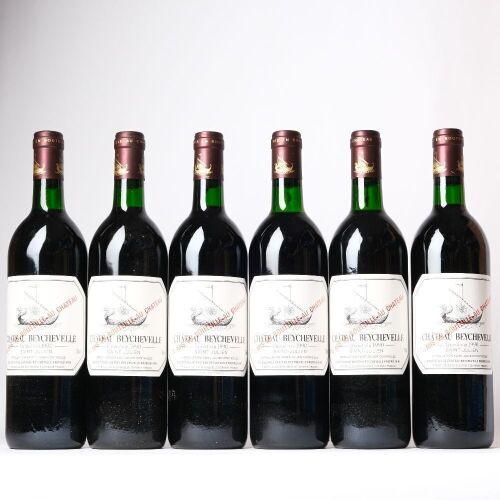 (6) 1990 Chateau Beychevelle 4eme Cru Classe, St Julien
