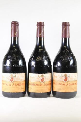 (3) 2007 Chateau de la Gardine Chateauneuf du Pape