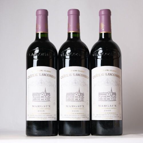 (3) 2005 Chateau Lascombes 2eme Cru Classe, Margaux