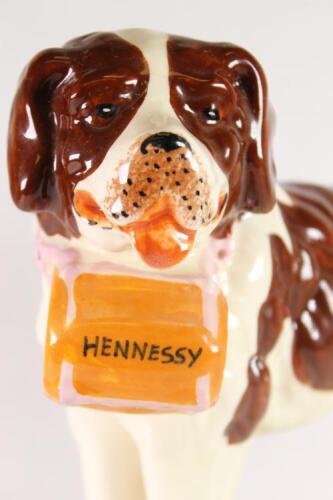 (1) Hennessy St Bernard Ceramic figurine